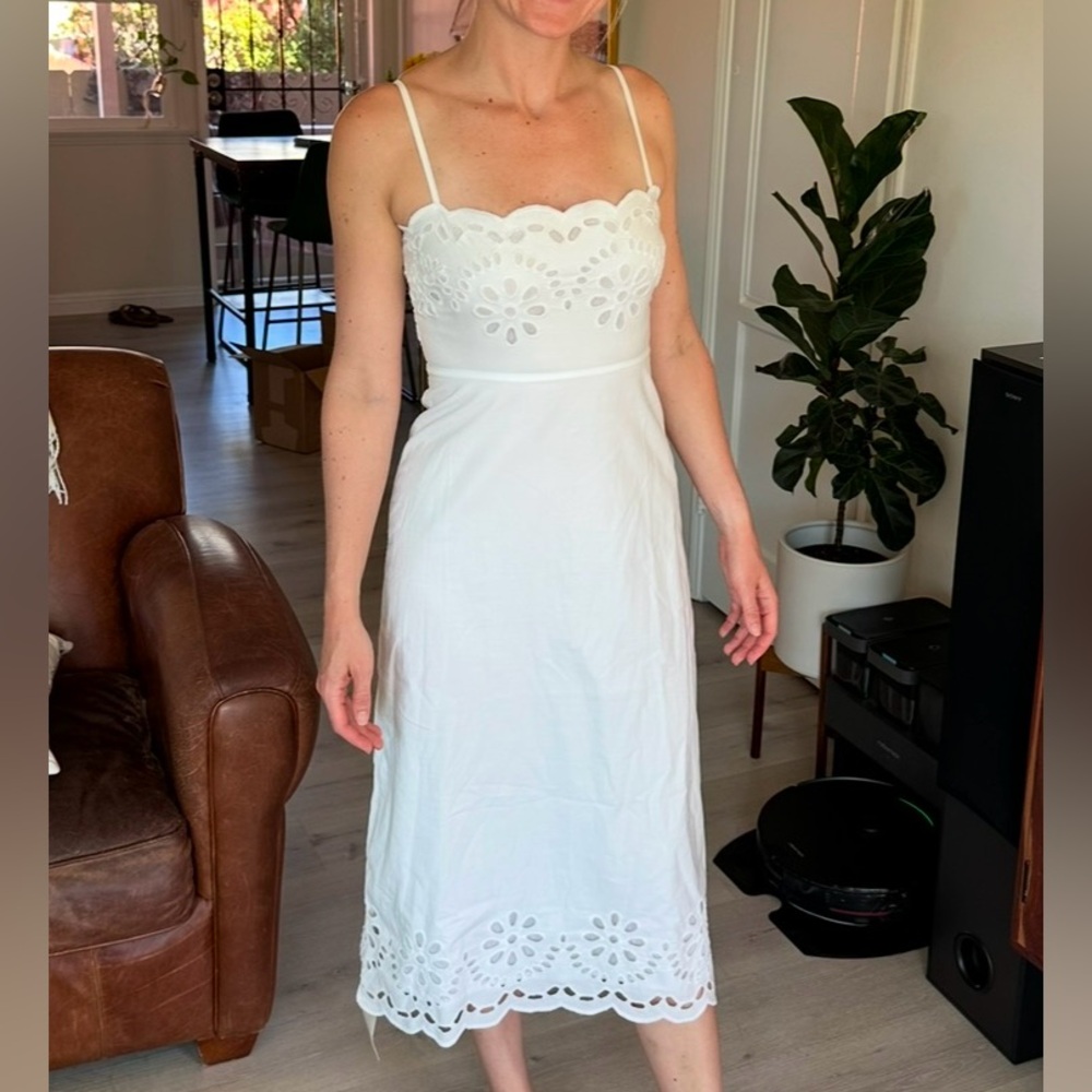 Tularosa White Midi Dress from Revolve